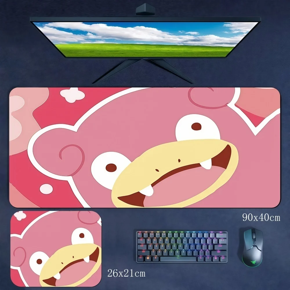 Cartoon Pokémon Boys E-sports Mouse Pad Keyboard Pad Large Size 40x90cm Table Mat Non-slip and Dirt-resistant Rubber Mouse Pad