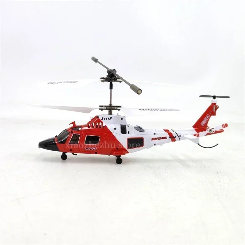 Aeronave de controle remoto infantil, simulado ataque apache, helicóptero de lâmina dupla, multifuncional, 20cm