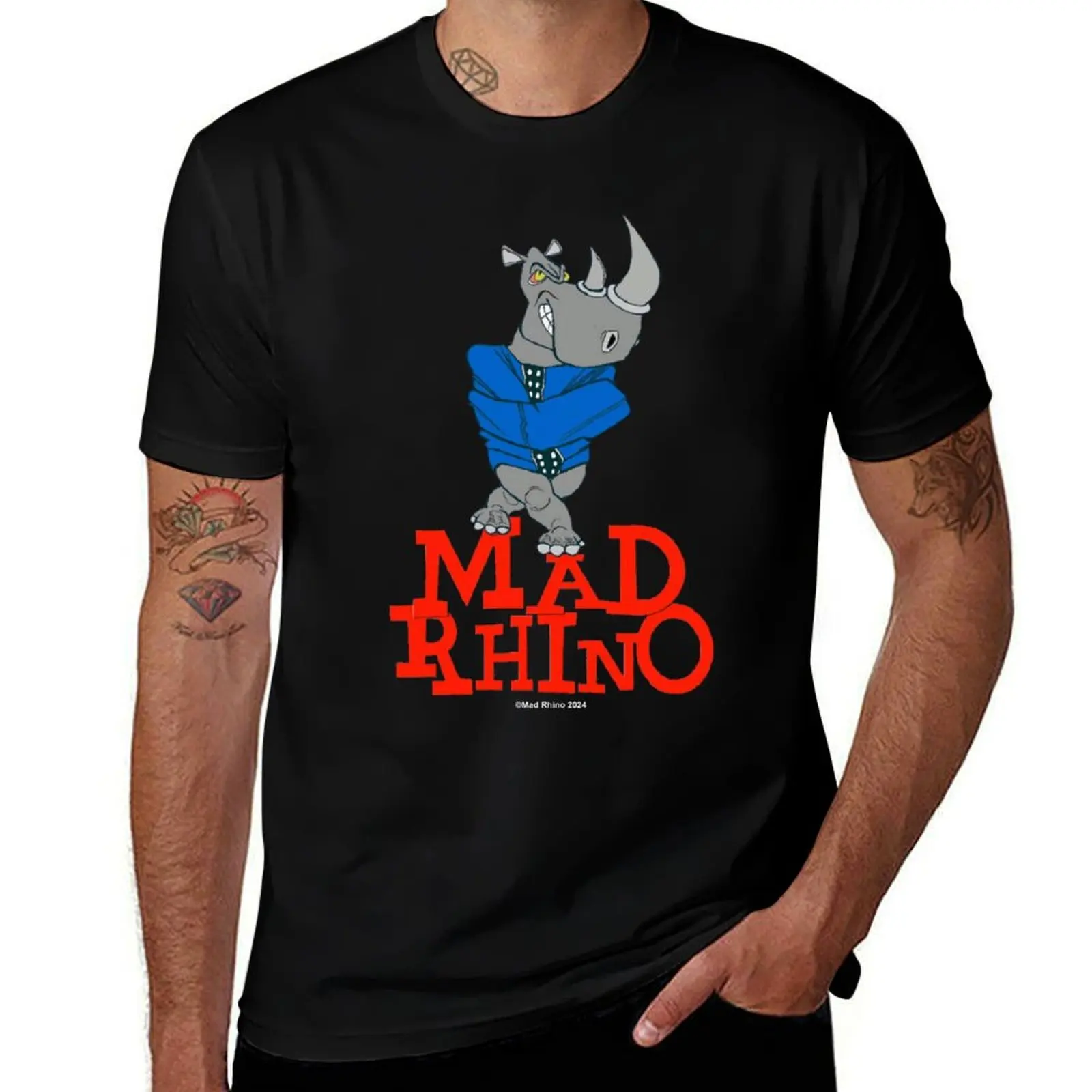 

Mad Rhino Official Merchandise T-Shirt t shirt man casual man t shirts for men