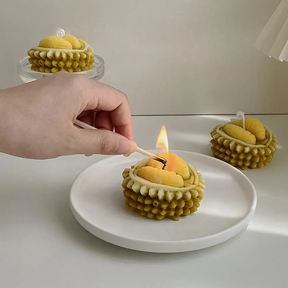 Relaxing Birthday Gift INS Photo Prop Candles Food Shape Candles Home Decoration Fruits Scented Candles