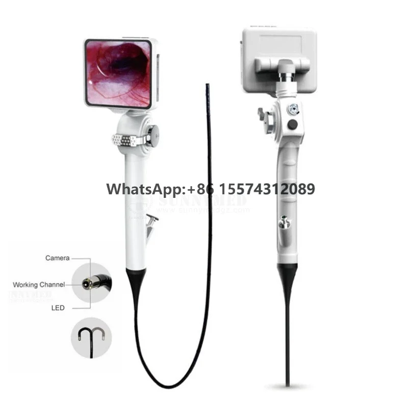 

P029-3 flexible fiber rhinolaryngoscope nasal endoscope bronchoscope/ent electronic flexible endoscope 90 180 270 degree