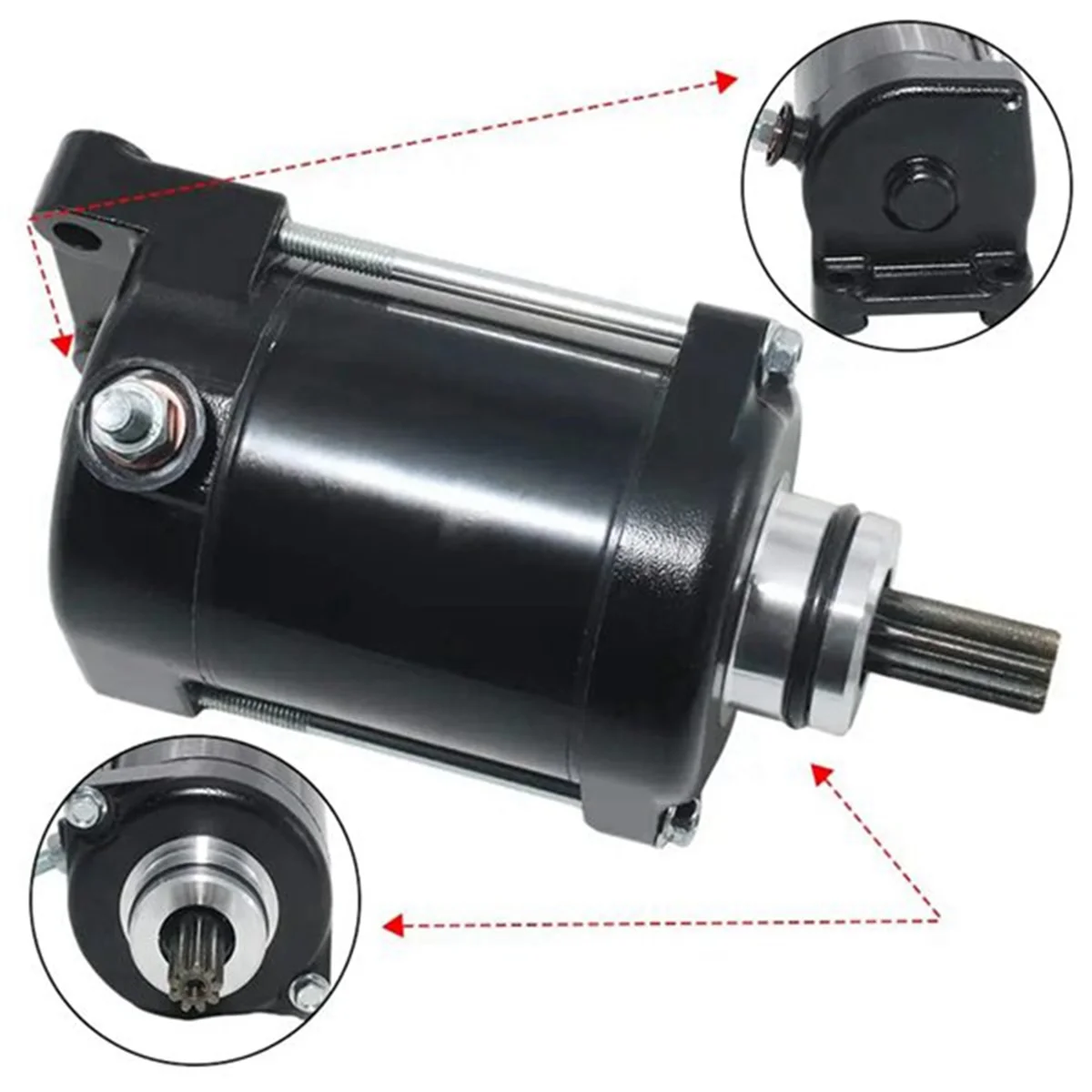 Starter Motor Starter Motor Motor Motorcycle Accessories for BMW G 310 GS (0G02, 0G12) G 310 R (0G01, 0G11) 12418559627