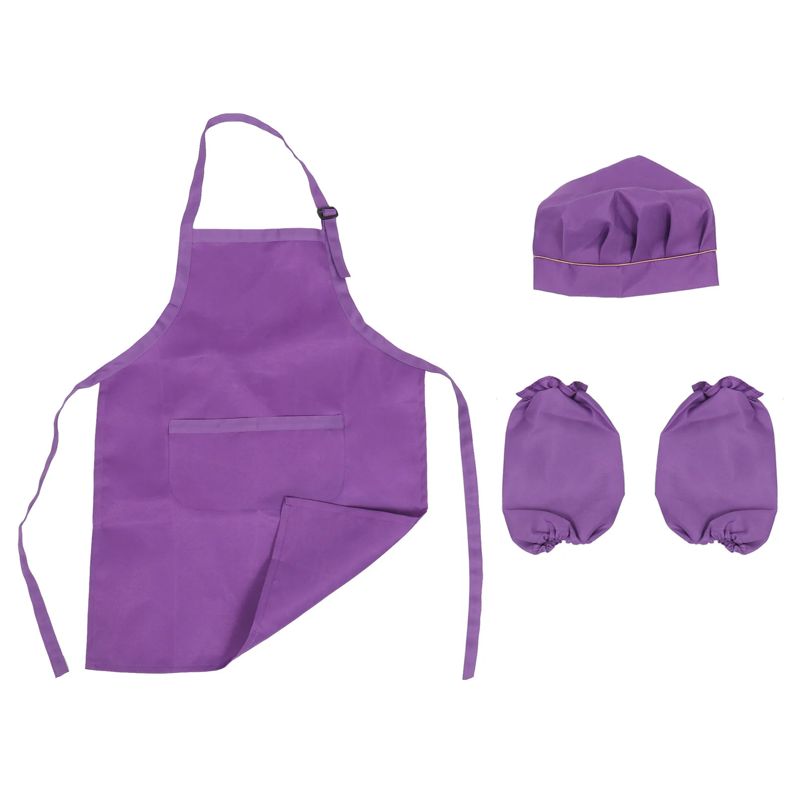 

Adorable Kids Chef Playset with Apron and Cooking Sleeves for Role Play in the Kitchen