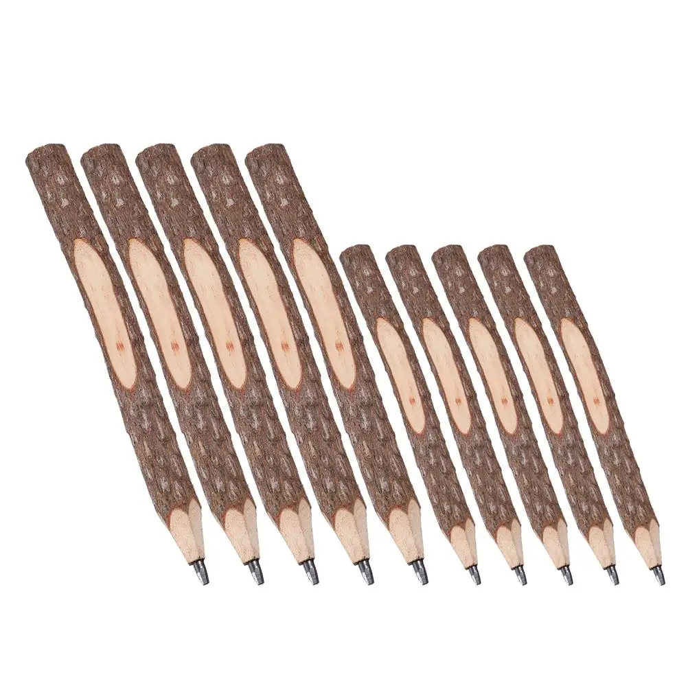 10 Pcs Wooden Pencil Painting Pencils My First Coloring Giant Mini Natural Office