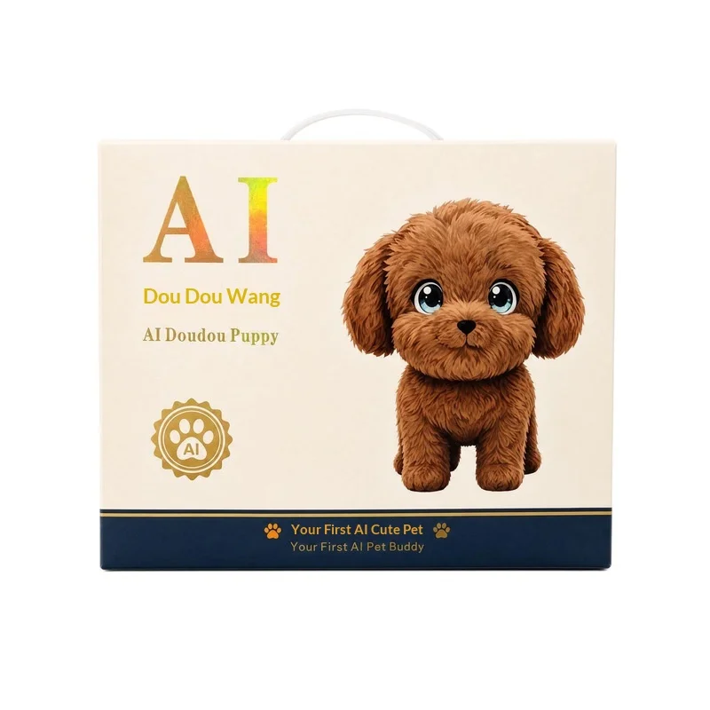 Intelligent Ai Plush Cute Dog Dog Bean Toy Voice Interaction Emotional Partner Pet Filling Home Gifts Accompanying The Elderly