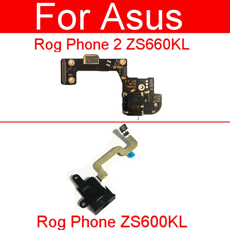 

Headphone Audio Jack Flex Cable For Asus Rog Phone ZS600KL Z01QD Earphone Port Flex Ribbon For Asus Rog Phone II 2 ZS660KL I001D
