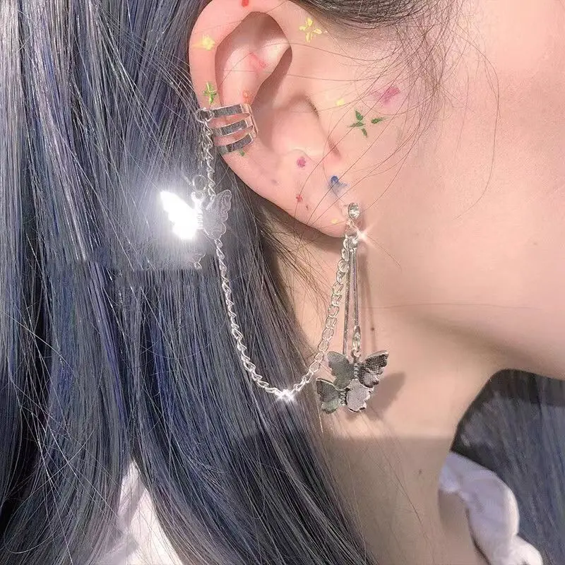 Earphone Anti-Lost Holder Clip Chain Earrings Hanging Hook Earring Strap Earbuds Wireless in-Ear Earphones Headset for Airpods 1