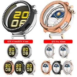 Bling PC Hollow Case Frame for Huawei Watch GT5 41mm GT5 Pro 42mm Diamond Crystal Bumper Protector for GT4 41mm Shell Accessorie