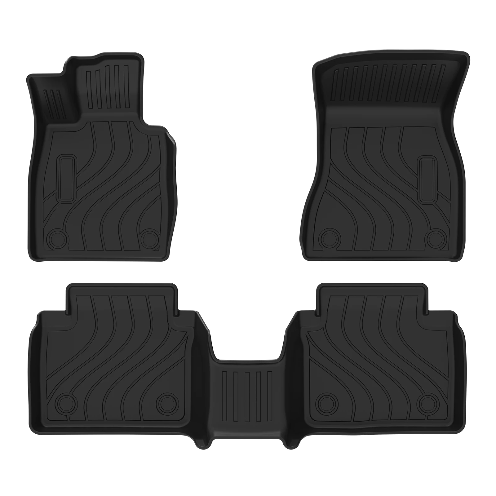 

3d carpet's For BMW BMW I5 2024-2025 rubber floor mats Waterproof Carpet Car Mat