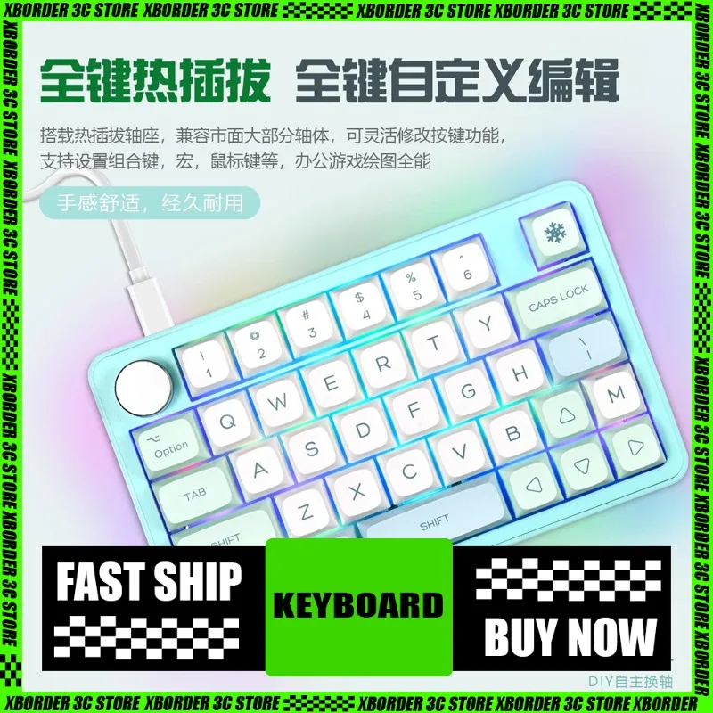 

MK40 One Hand Machinery Keyboard 3 Mode Bluetooth One Hand Mechanical Keyboard Compact And Portable Personalized Keyboard