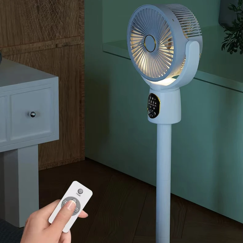 

Smart Cooling Fan Home Appliance Fan with Lighting Charging Light Emitting Diode Charger Vertical Fan