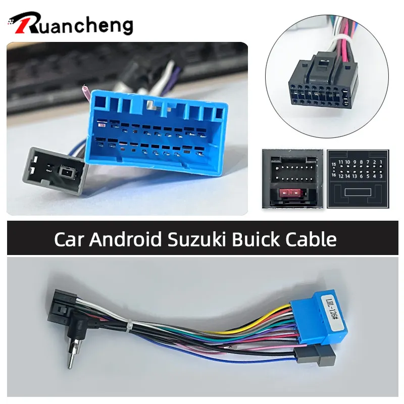 Cavo radio Android per auto 2 din per Hyundai Kia Suzuki Buick Volkswagen ISO Honda Toyota Nissan Mitsubishi Ford CR V FIT Outlander