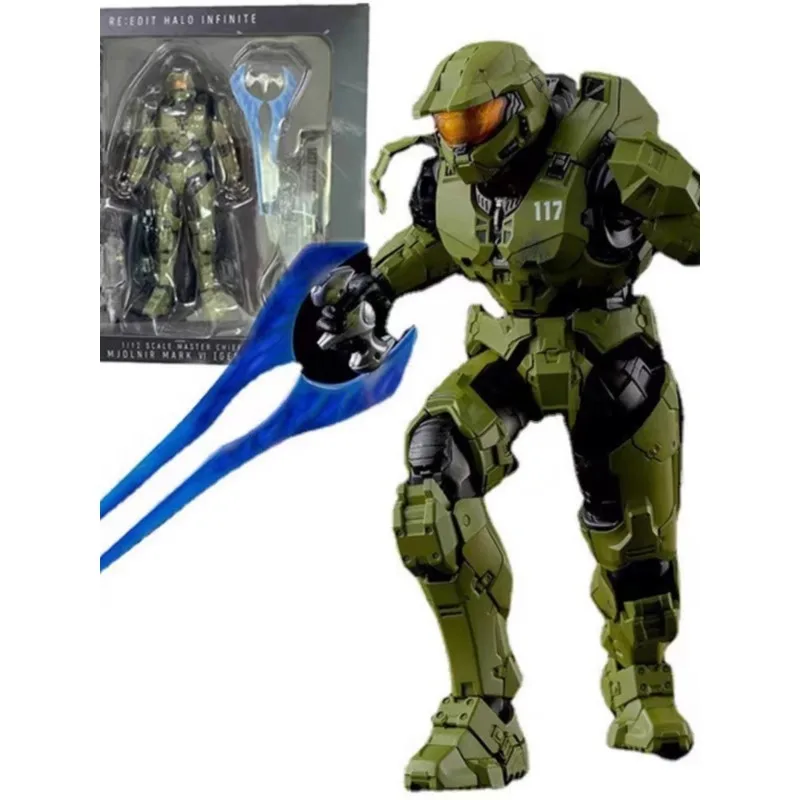 Halo 5: Guardians Master Chief 18cm Infinity Quake Mark VI Generation 3 Action Figure Collection John117 Removable PVC Doll Toy