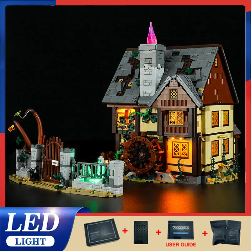 Diy LED Light Kit For LEGO 21341 The Sanderson Sisters' Cottage (Only LED Light,Without Blocks Model )