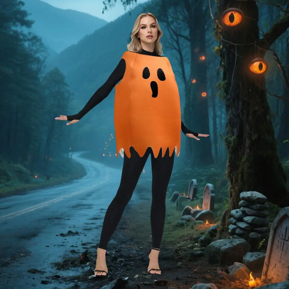 

Halloween Costumes for Kids Imaginative Role-playing Outfits Spooky Ghost Halloween Costume for Adults Kids Full-body for Stage