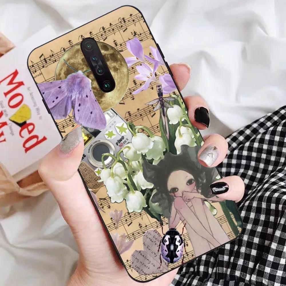 Aya Takano Paint Phone Case For Redmi 5 6 7 8 9 10 plus pro 6 7 8 9 A GO K20 K30 K40 pro plus F3 Fundas