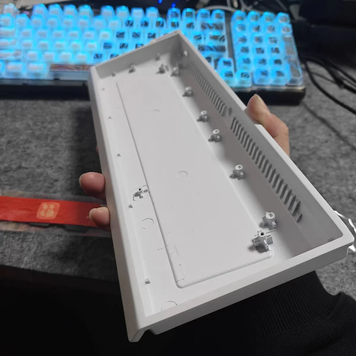GH60 Aluminum Keyboard Shell Custom 60% Keys Layouts Keyboard case for Mad60 Wooting60HE Raven61 Win60 GT60 Keyboard DIY PC Gift