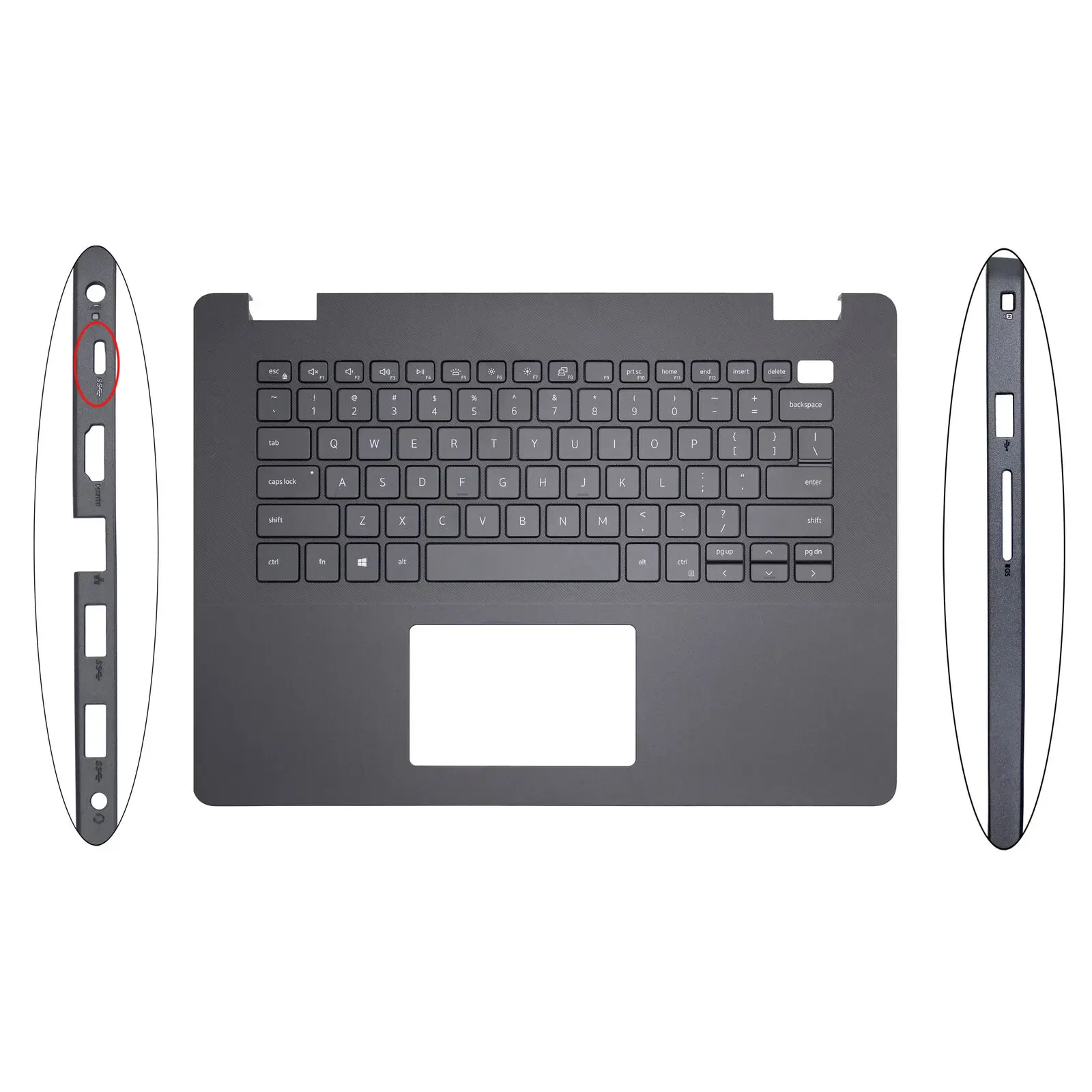 

Для Dell Vostro V3400 V3401 V3405 крышка упора для рук американская подсветка клавиатуры верхний чехол