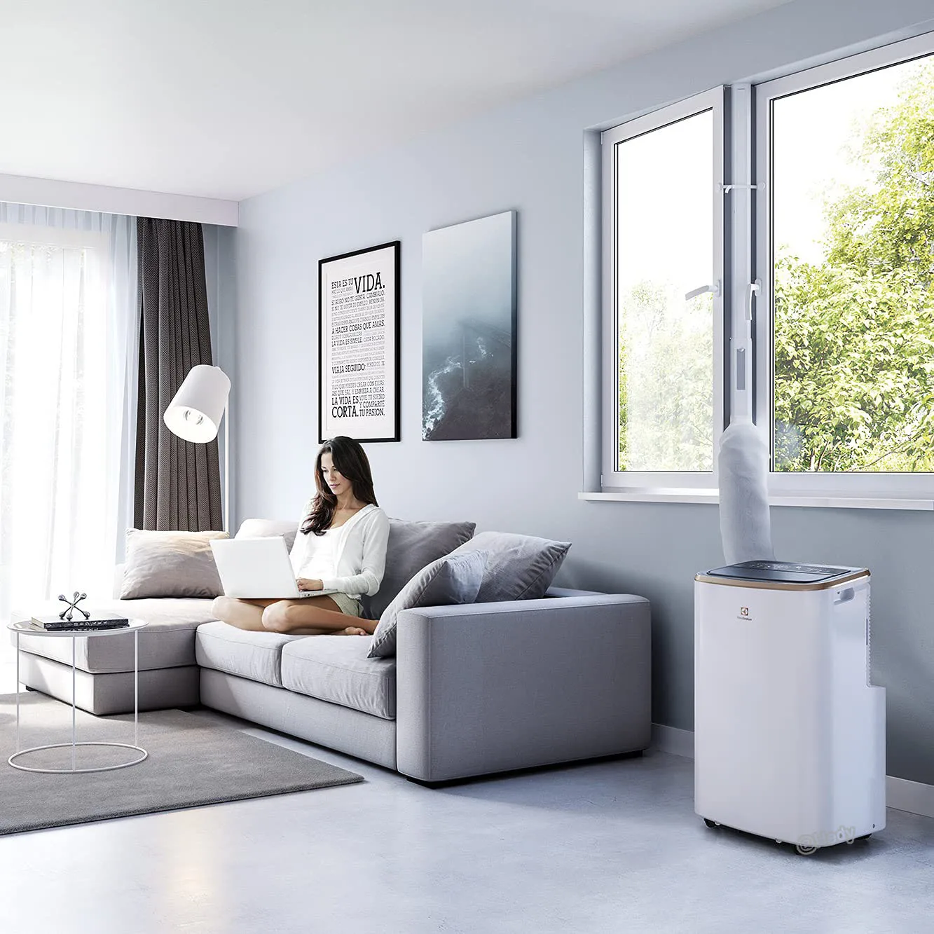 STLF 9000btu Solo raffreddamento Condizionatore portatile CA Mini dispositivo di raffreddamento dell'aria mobile Condizionatore d'aria domestico