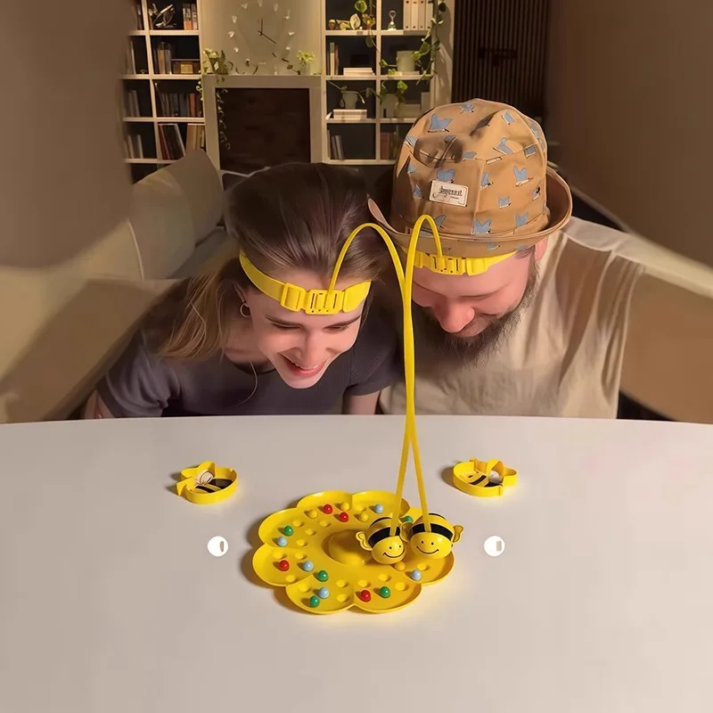 

1 набор милых настольных игр в форме пчелок, увлекательные интерактивные игры для семейных и дружеских встреч.