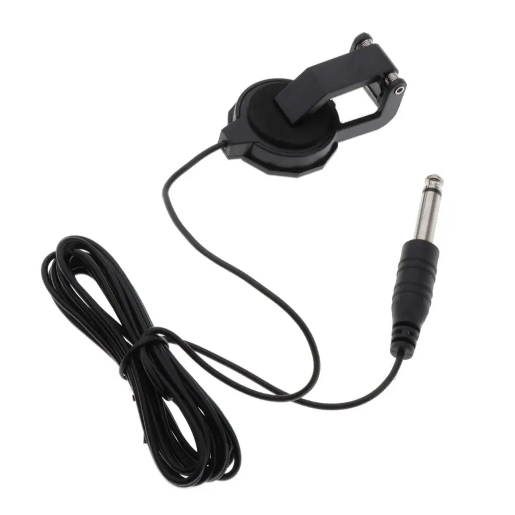 Ukelele Violin Musical Pickup Kit Easy Install Stick-on Instrument Amplifier Pickup Accessory for Acoustic Guitar Ukulele Use view 4