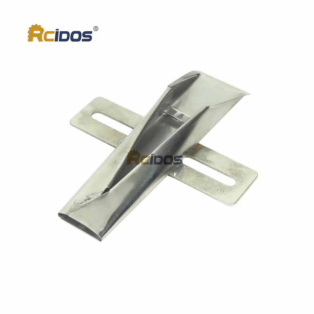 RCIDOS  Customized Lleather Strap Fold Guide, leather belt folder pressor. strap guide parts,1pcs price