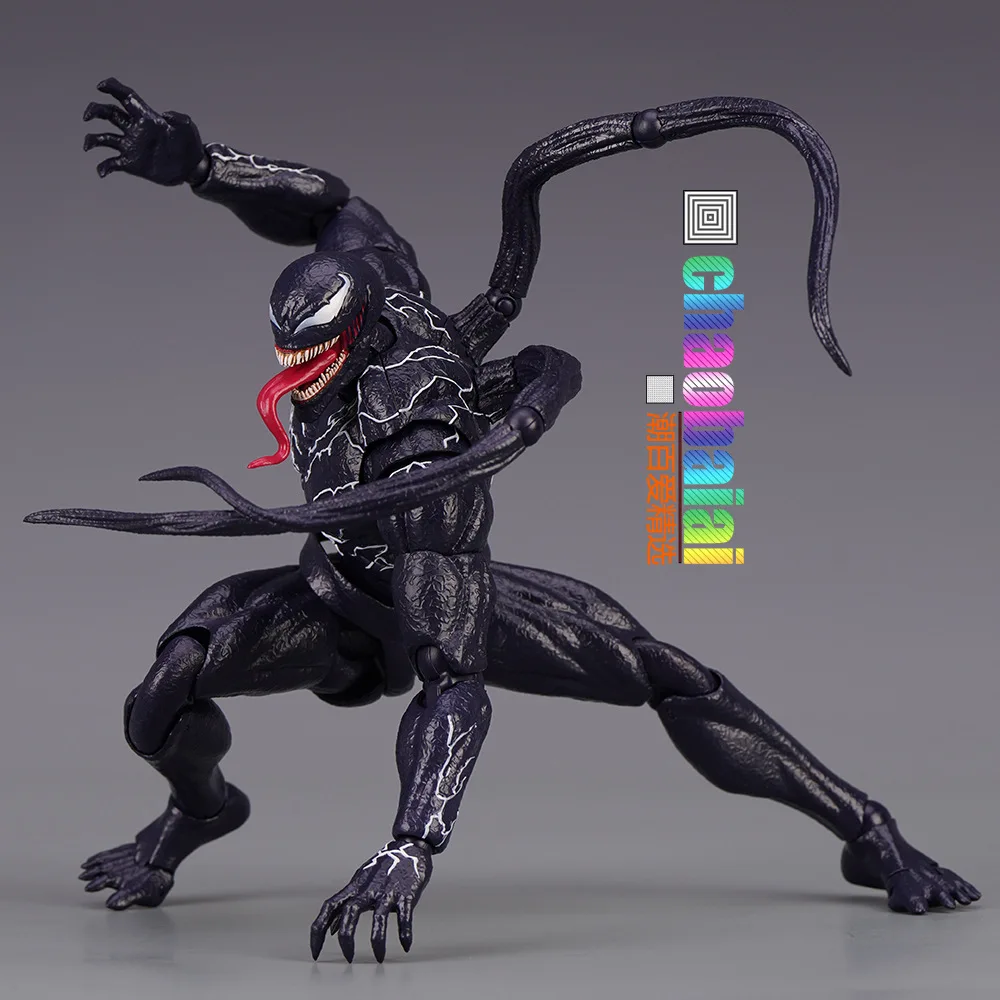 SHF Symbiote Venom figura de acción de 20cm, increíble Spider-Man, modelo articulado, regalo de juguete