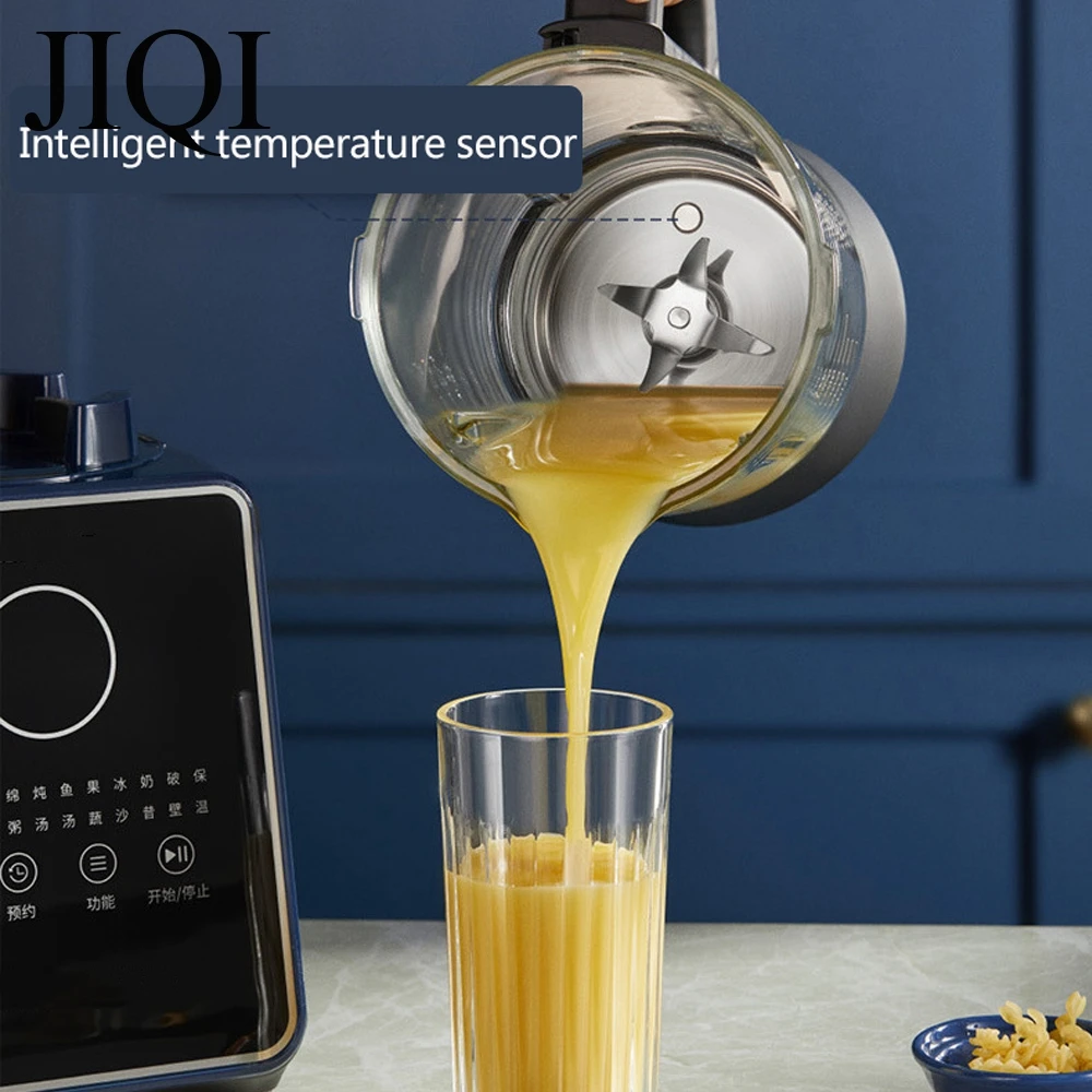 JIQI spremiagrumi per uso domestico frullatore automatico di latte di soia marmellata di latte frullato di latte miscelatore di cereali macinazione di cereali filtro per bevande calde/fredde gratuito