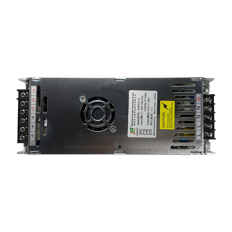 N300V5-A Full Color RGB LED Display Module 5V 60A Voeding Elektronische Scherm Transformator 200/240VAC Ingangsondersteuning