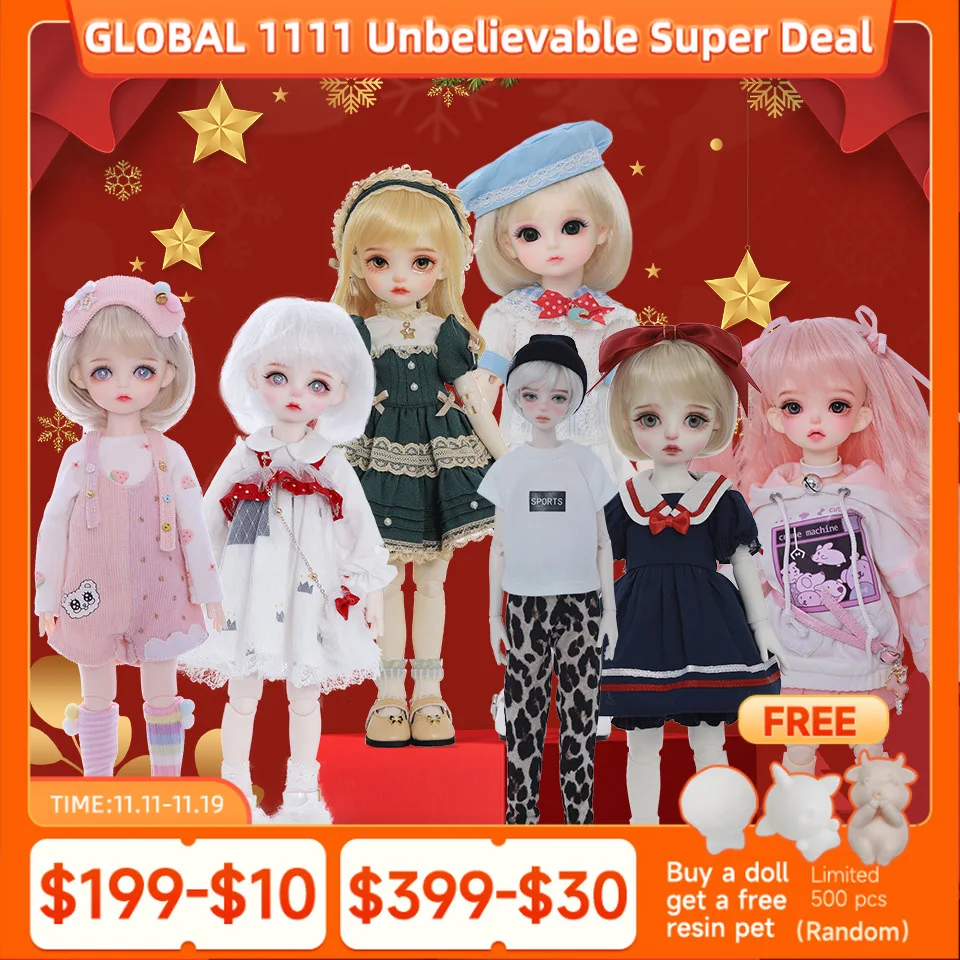 

BJD Doll 1/6 Resin Doll Special Sale Limited Quantity Of Preferred Warehouse Kids Toys Blythe Dolls Fast Shipping Served Dolls