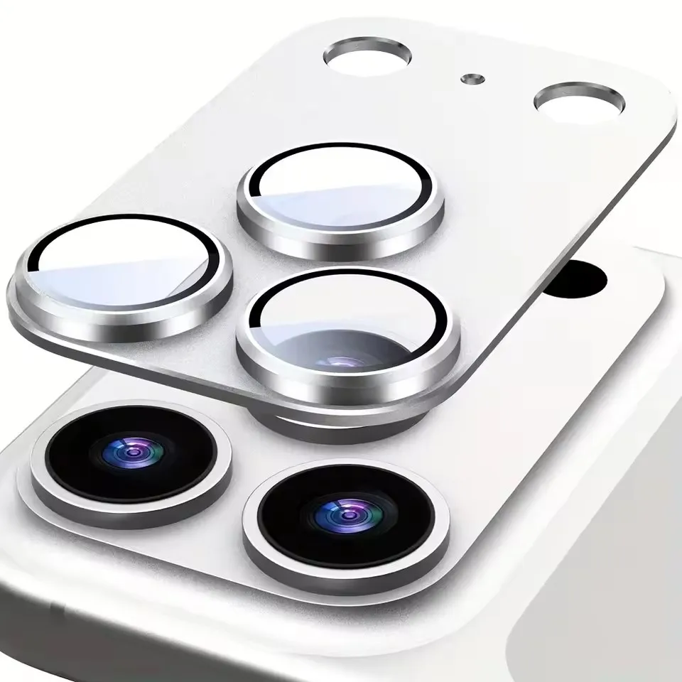 1 Stück Schutzfolie für iPhone 17 Pro Max/iPhone 17 Pro/17 Air Vollständige Abdeckung Ultradünner Kameraobjektivschutz Metallrahmen Neu