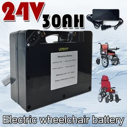 24V large BMS rechargeable lithium-ion battery with full capacity of 24V20ah-70ah wheelchair battery