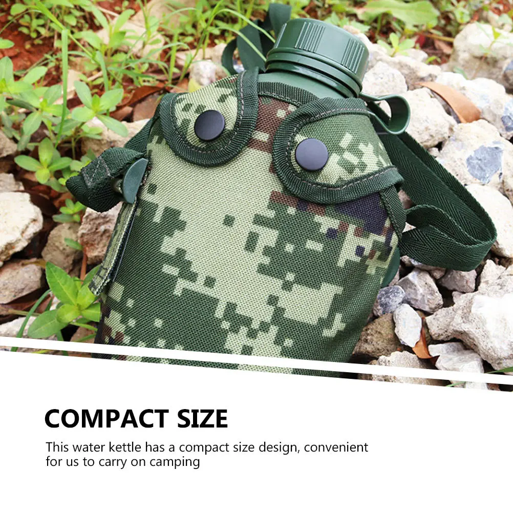 

Outdoor Water Bottle Cloth Aluminum Material Compact Lightweight Insulated Non-Slip Handle For Hiking Picnics Camping Travel