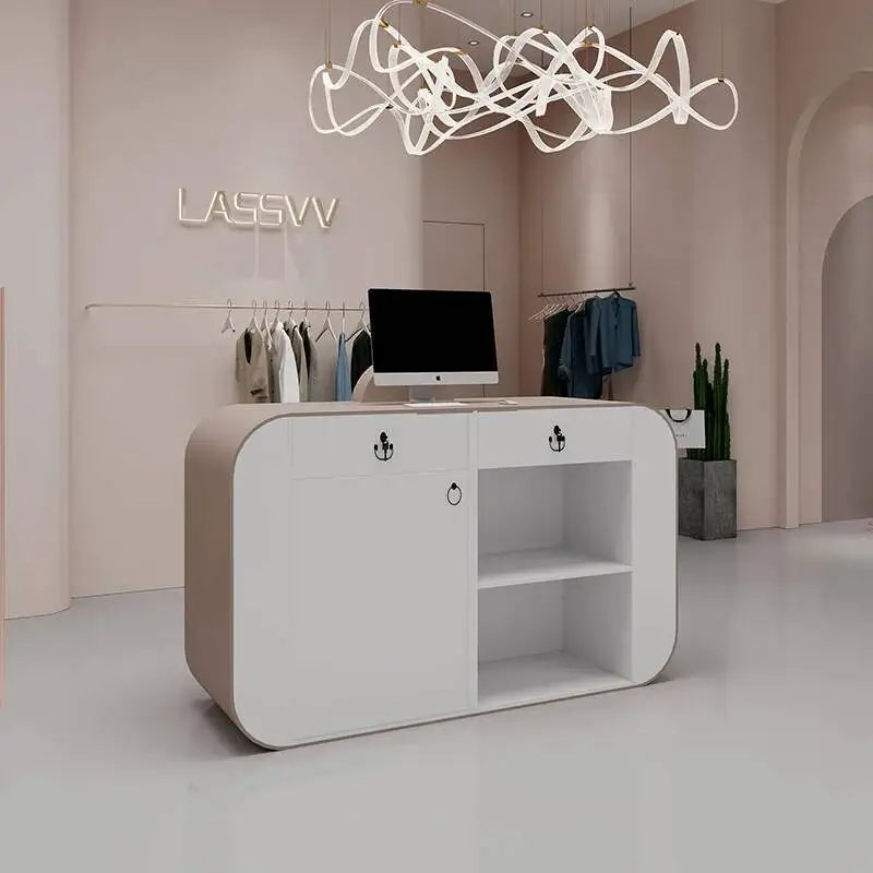 Bar Counter Service Beauty Design Salon Cashier Counter Bar Counter Modern Office Restaurant Escritorio Moderno Hotel Furniture