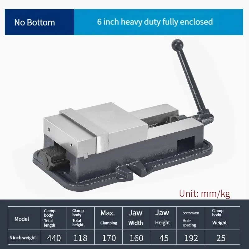 Upgrade 8inch 6 Inch Precision Angle Fixed Milling Machine,Precision Flat Nose Pliers, CNC Machining Center,Heavy-duty Machine