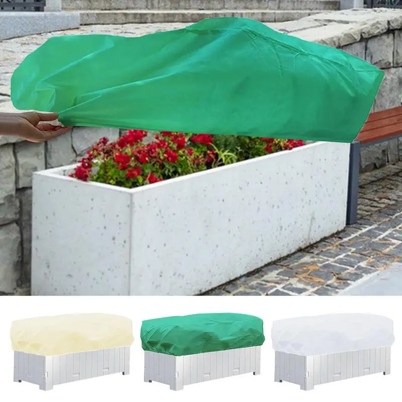 

Winter Plant Freeze Protection Cover Rectangular flower box frost cover Reusable Anti Freezing Bag for Outdoor Yard Balcony