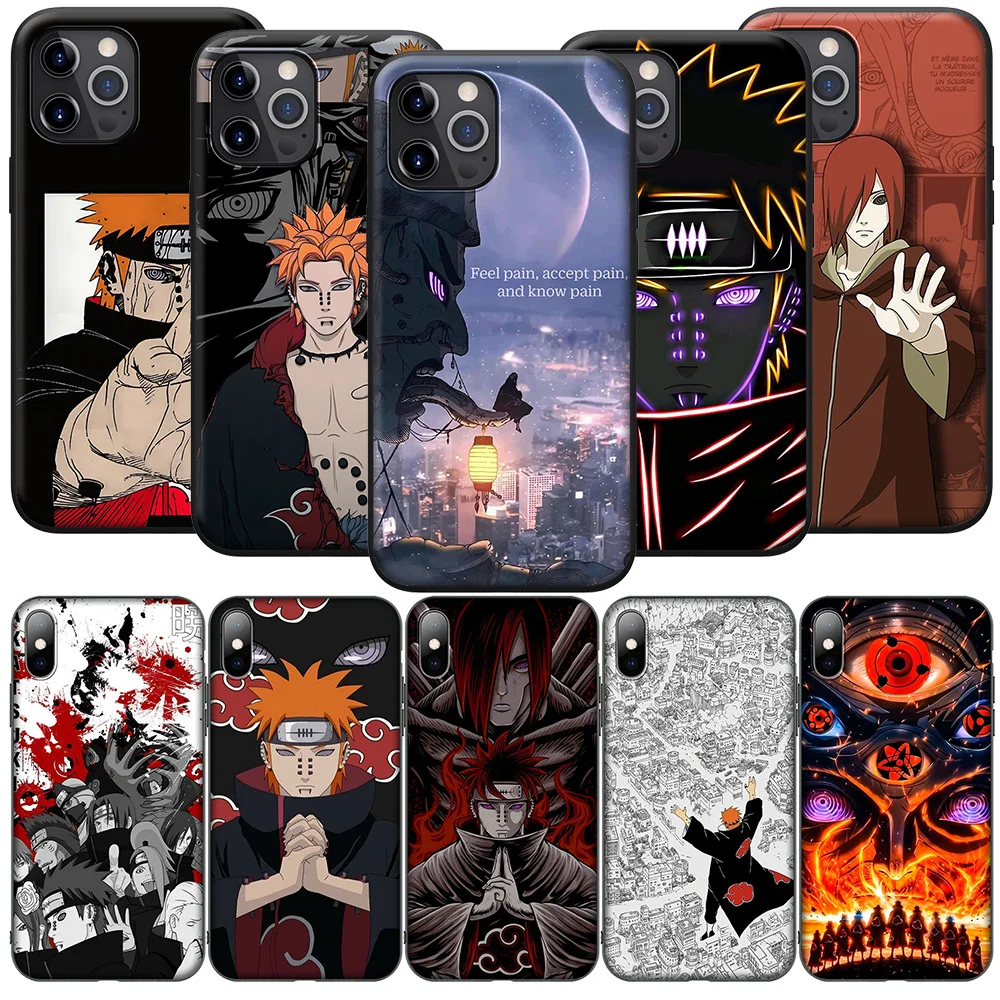 Pain Anime A-Akatsukis New High-End Soft Case for Xiaomi POCO M6 M5 M4 F5 X6 C65 C55 C50 C51 C40  X4 Pro