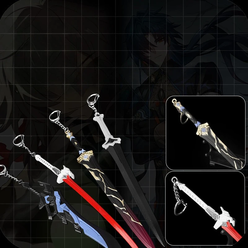 21cm/8.27in Honkai: Star Rail Samurai Sword Cosplay Katana Metal Weapon Props Game Peripherals Toys Sports Boys Gift Collectible - Image 2