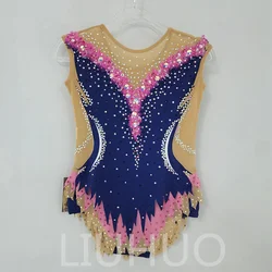 LIUHUO Rhythmic Gymnastics Leotard Competitive Gymnastics Performance Clothing Customized For Children