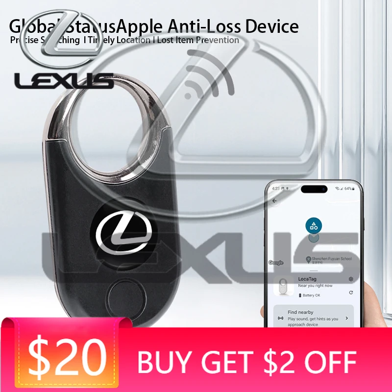 

Emblems Apple Location Anti-Loss Device For Lexus F SPORT GX460 Ct200h IS250 ES 220D IS200 Fsport GS GX IS LS LX NX RX UX CT LC