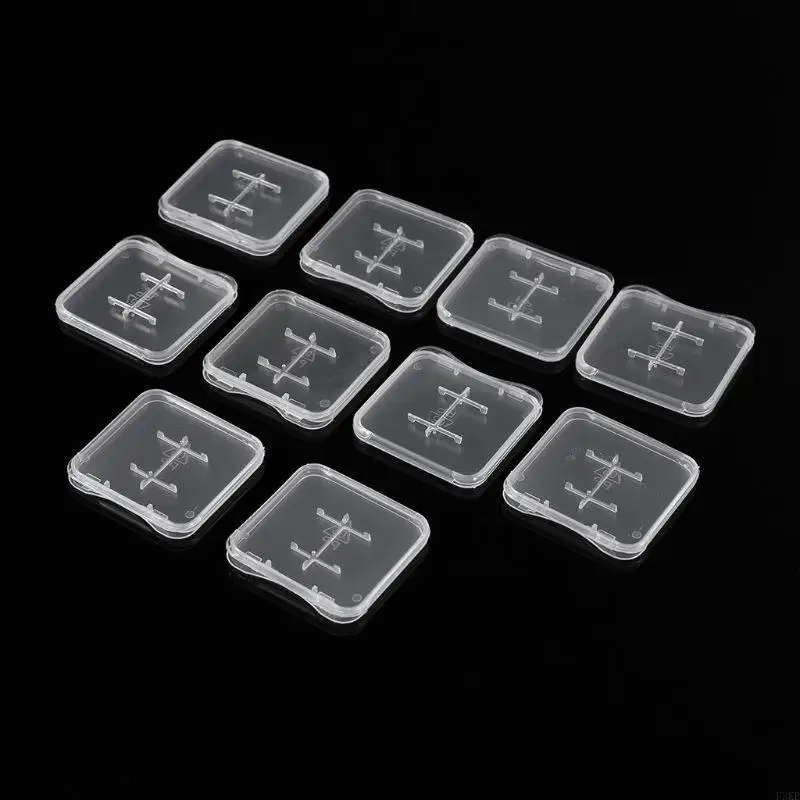 F3KE 10 Pack Micro SD MiC TF Card Memory Card Plastic Storage for Case (Memory Card not Included)