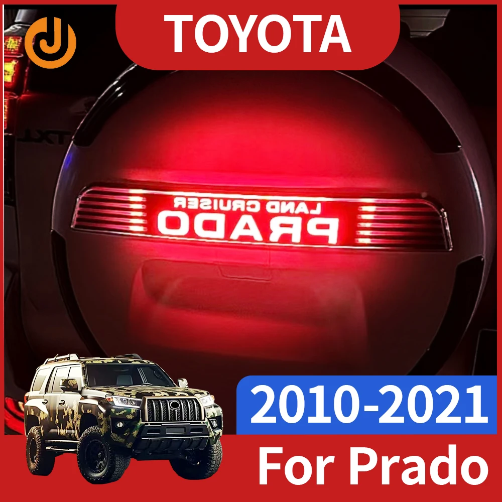 

Car spare wheel warning parking light brake light rear tail light Toyota Prado 2010-2021 Car Accessories