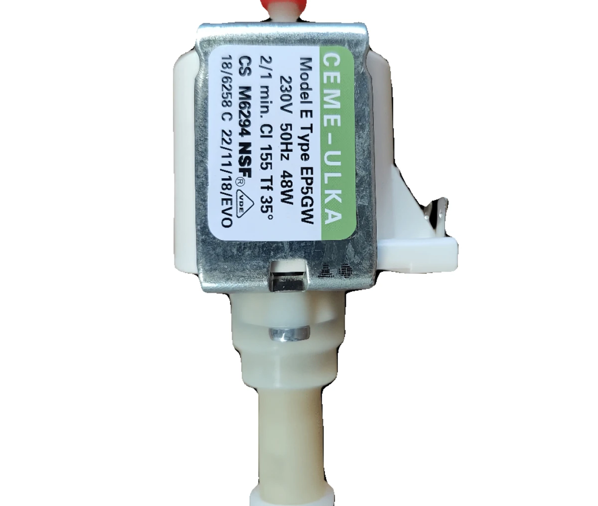 

Suitable for coffee machine EP5GW electromagnetic water pump 230V 48w