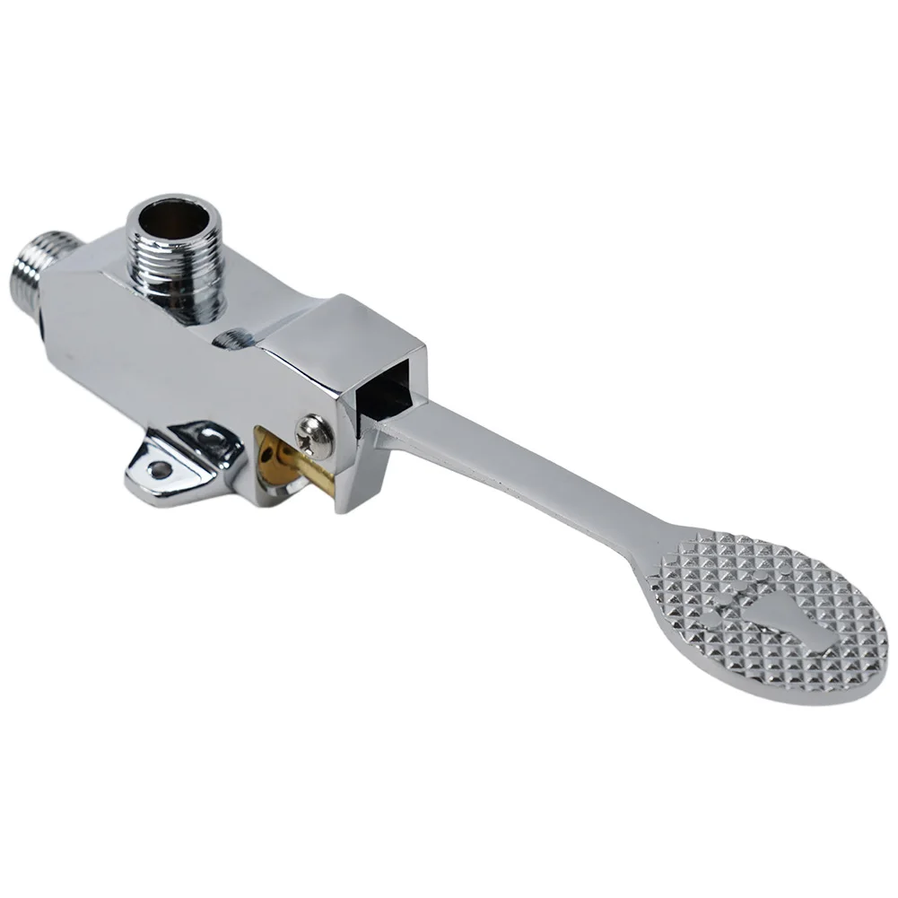Footoperated Faucet Wash Basin Single Cold Switch Valve Zinc Alloy Material Suitable for Public Places Easy to Clean