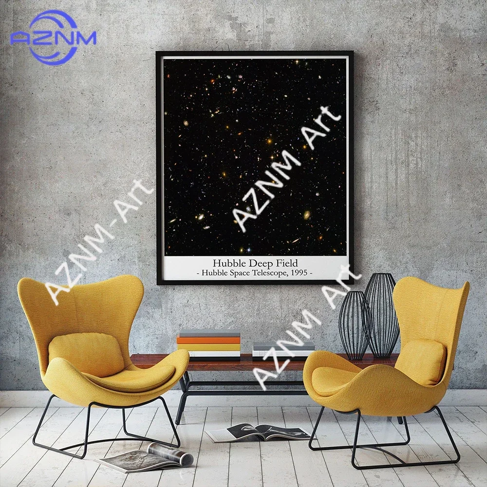 Canvas Painting Galaxy Stars Planet Sky Space Poster Prins Earthrise Hubble Telescope Wall Art Pictures Living Room Home Decor