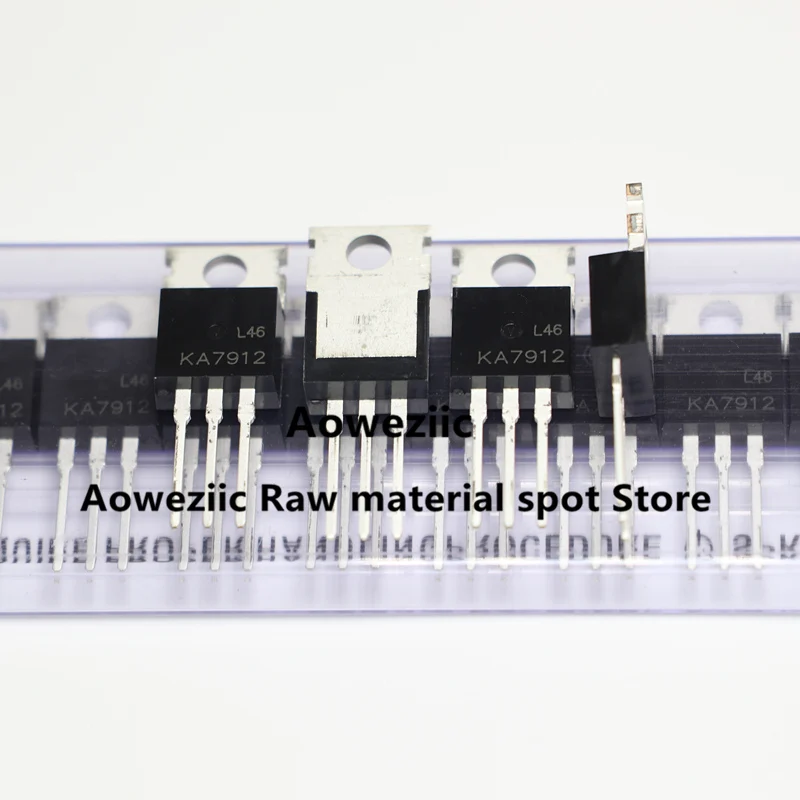 Aoweziic 2021 + 100 ٪ جديد المستوردة الأصلي KA7912TU KA7912 KA7915TU KA7915 TO-220 ثلاثة محطة الجهد المنظم 1A 12 فولت