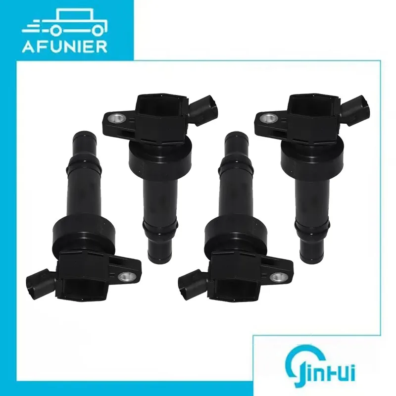 4Pcs Ignition Coil For Hyundai Accent Veloster Kia Rio Soul 1.6L 2012-2018 OE No.:27301-2B100,27301-2B110,273012B100,273012B110