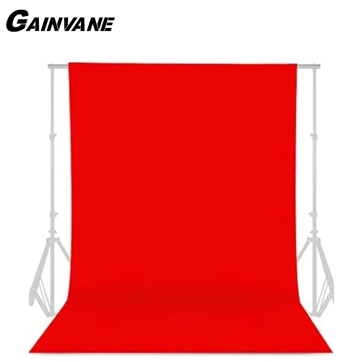 GAINVANE Photographic Background Red Screen Solid Color Backdrop Cloth Chromakey For Photo Studio Video Ceremony Home Decoration