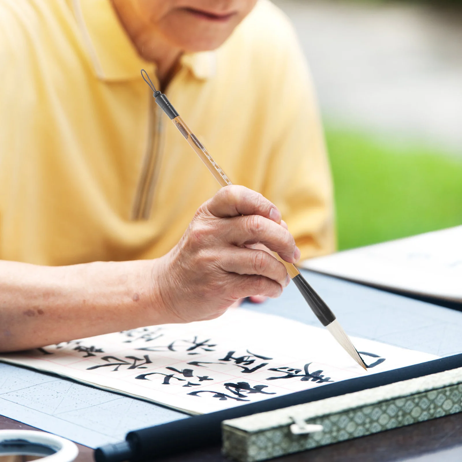 

3pcs Chinese Calligraphy Brush Pen Traditional Writing Painting Tool For Beginners Students Practice Portable Multi-Function Art