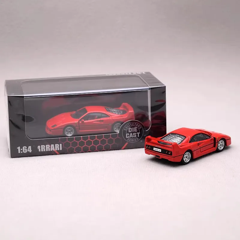 Diecast Model Car 1/64 Ferrari F40 Alloy Car Model Ferrari F40 Vehicle Toys for Boys Collection Display Original Box